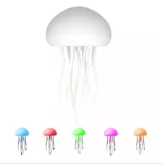 GENERICO - Lámpara de mesa de medusas recargable