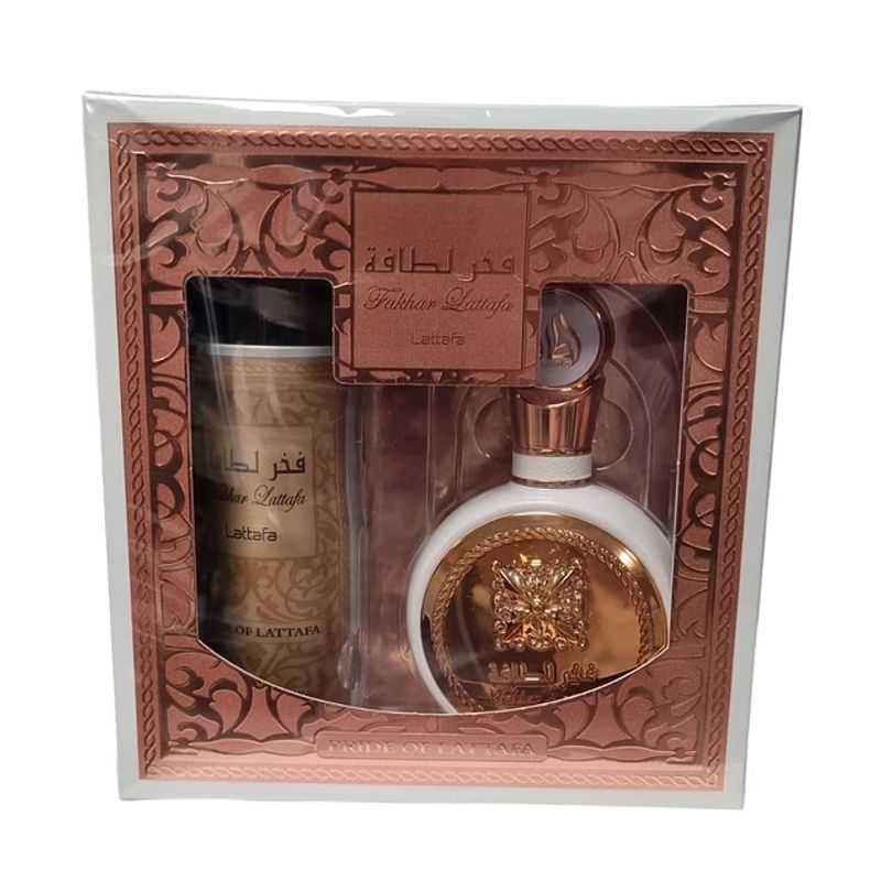 LATTAFA - Estuche Lattafa Fakhar Women Edp 100Ml+Deo Spray 200Ml Mujer