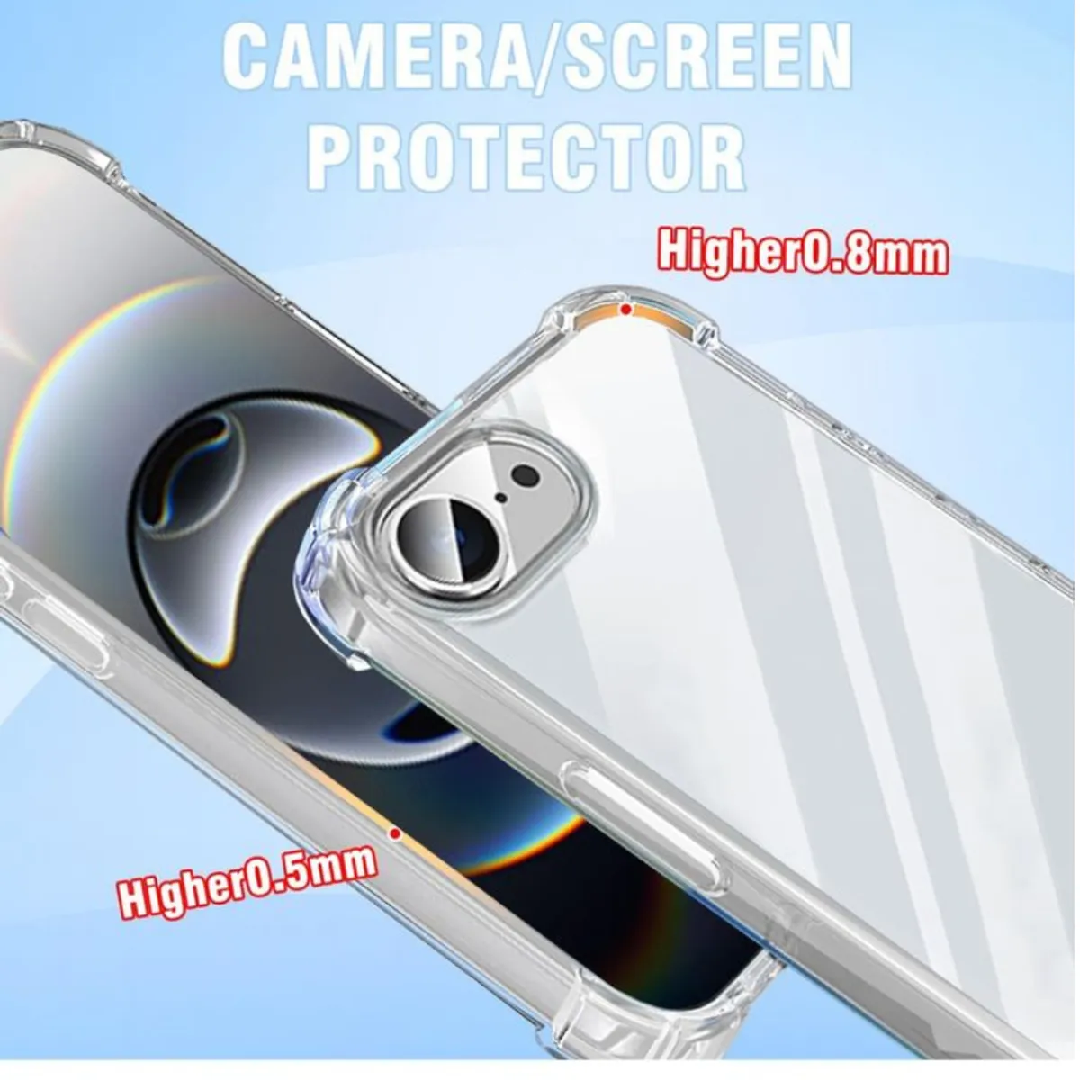 GENERICO - Carcasas Transparente Reforzada Para iPhone 16E