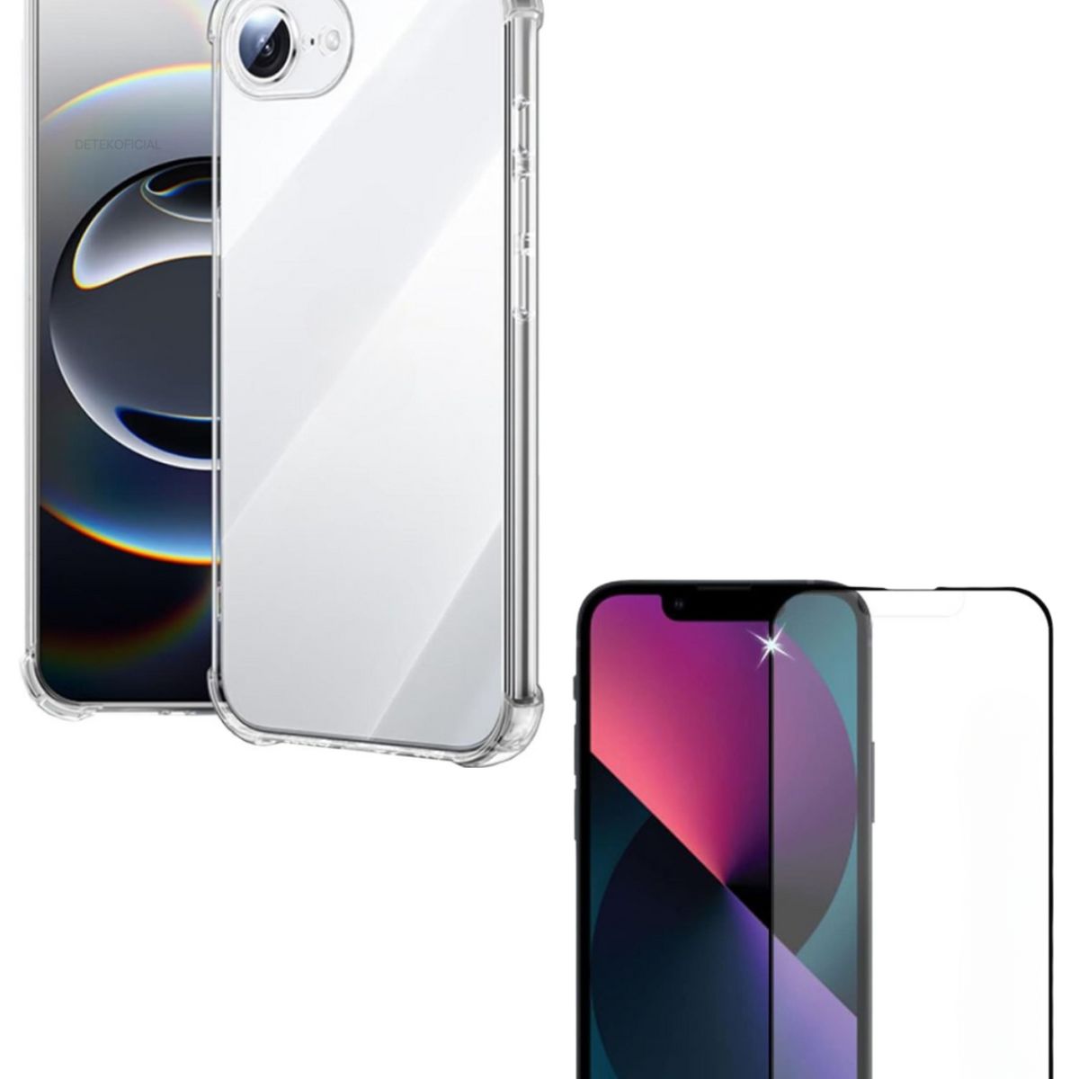 GENERICO - Carcasas Transparente Ref Para iPhone 16E + Lamina V