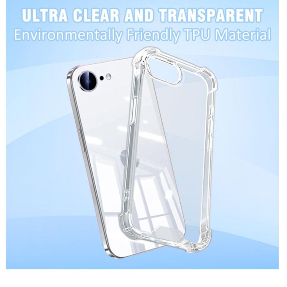 GENERICO - Carcasas Transparente Ref Para iPhone 16E + Lamina V