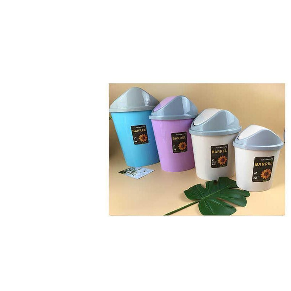 GENERICO - Basurero Plástico Tapa