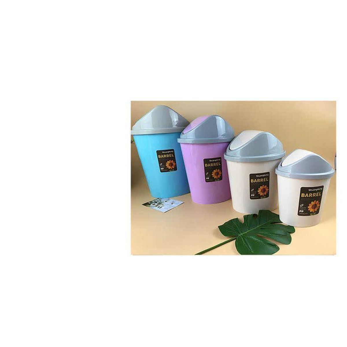 GENERICO - Basurero Plástico Tapa