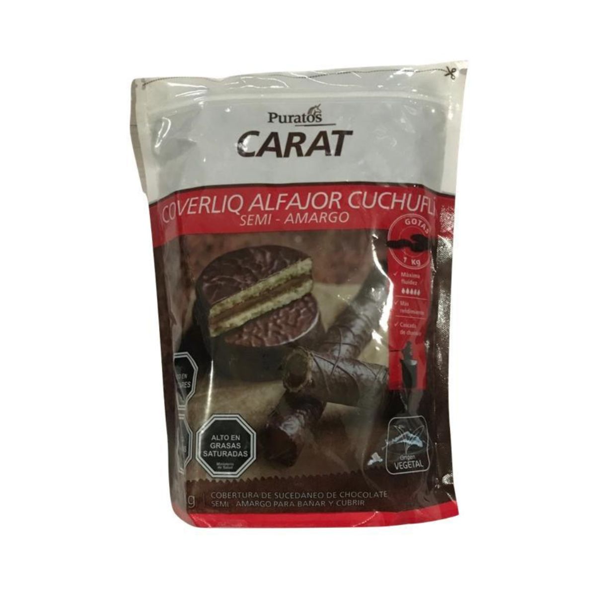 PURATOS - Chocolate Puratos Carat Alfajor Cuchufli 1 kg
