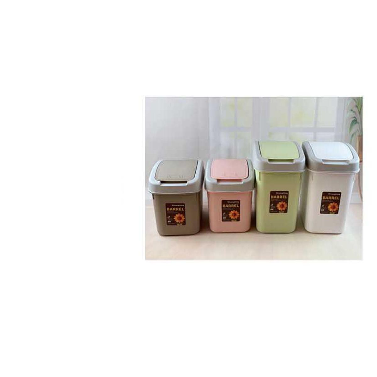 GENERICO - Basurero Plástico Tapa