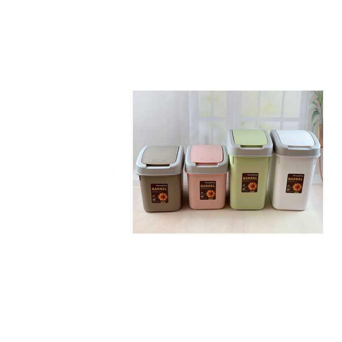 GENERICO - Basurero Plástico Tapa