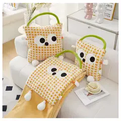 GENERICO - Frazada Bolsa AMARILLA Con Correa Se Transforma En Frazada Muñeco Tf