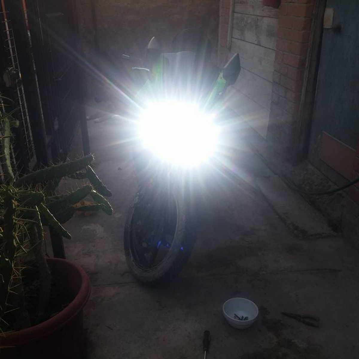 GENERICO - Ampolletas Turbo Leds h7 para motos y autos