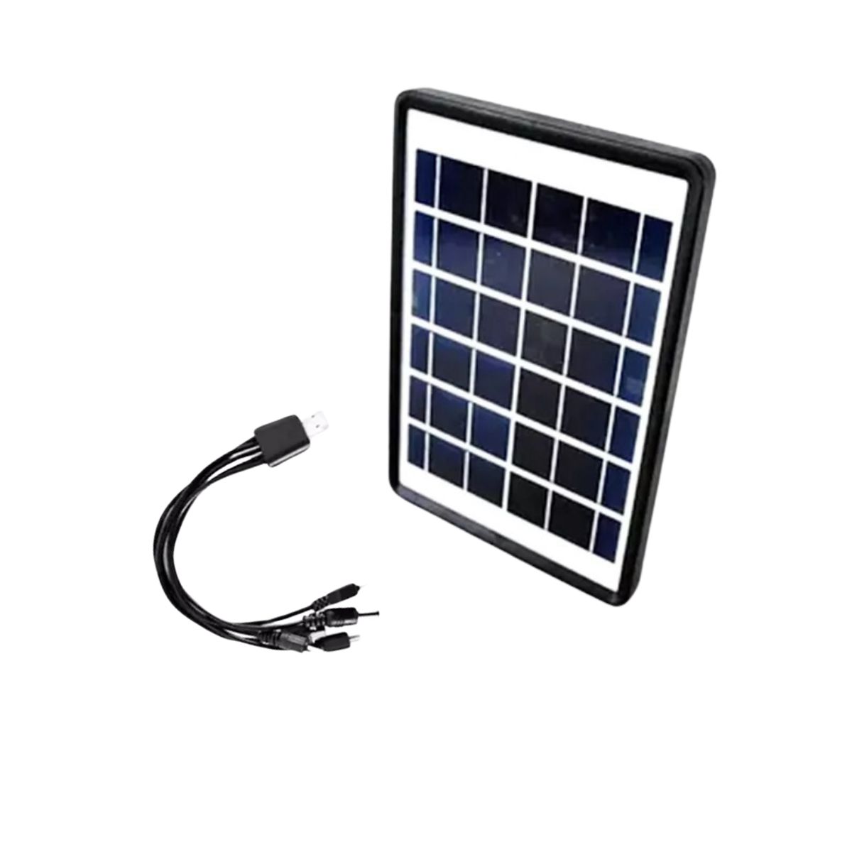 GENERICO - Cargador Panel Solar Multifuncional Celular Usb