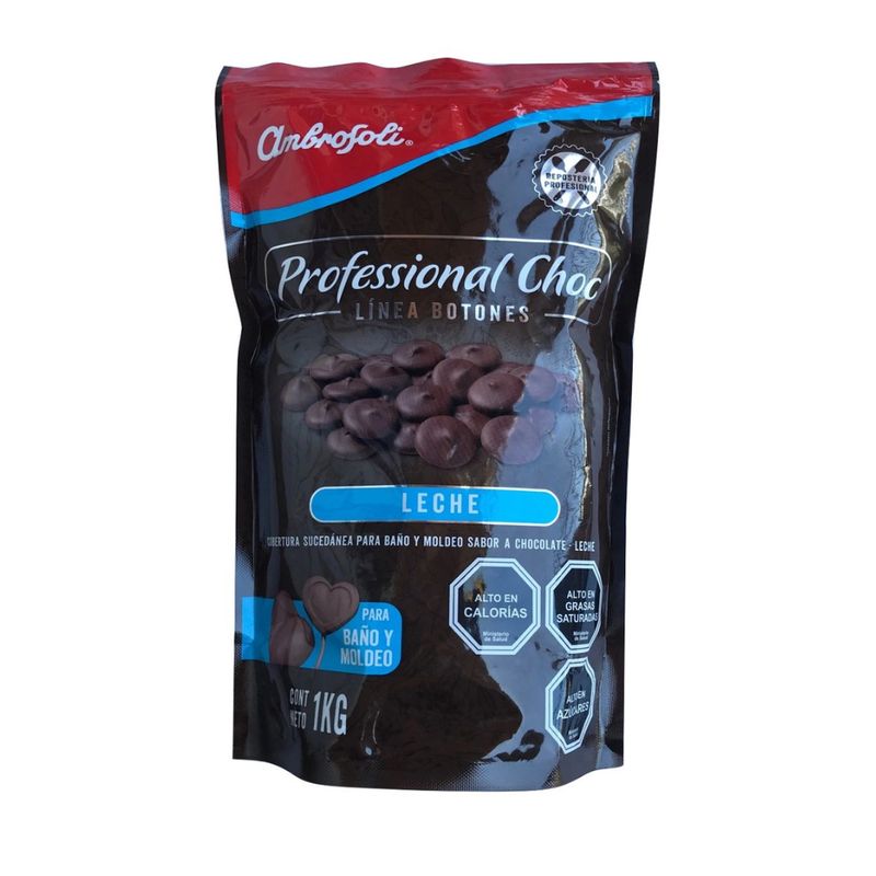 AMBROSOLI - Cobertura Chocolate Ambrosoli Botones Leche 1kg