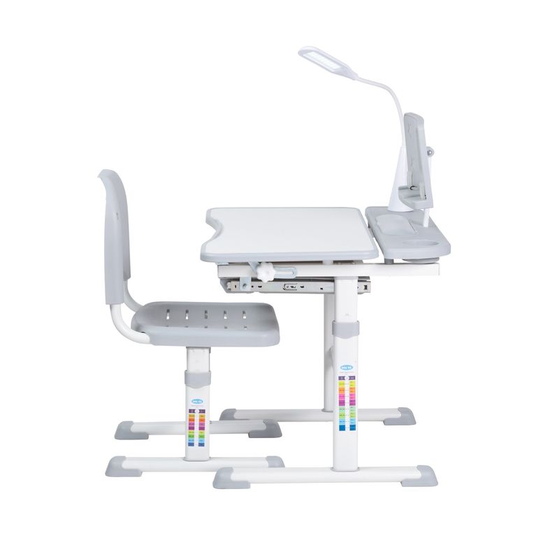 GENERICO - Escritorio De Estudios Reclinable Ajustable Niños Gris T-00047