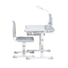 GENERICO - Escritorio De Estudios Reclinable Ajustable Niños Gris T-00047