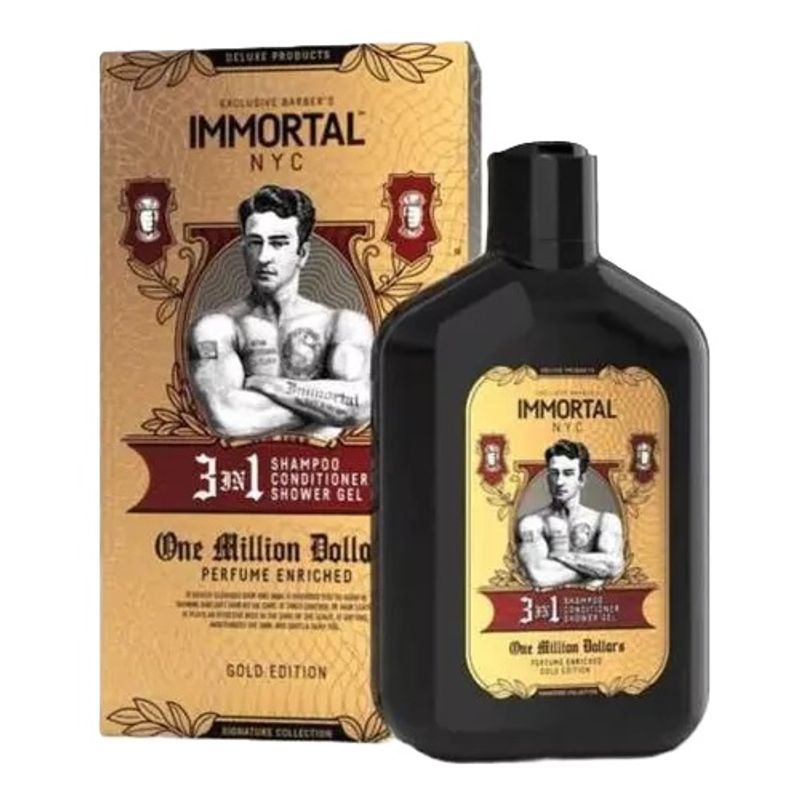 IMMORTAL INFUSE - Shampoo Immortal 3 en 1 One Million 500ml