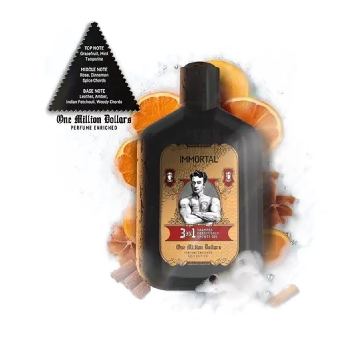IMMORTAL INFUSE - Shampoo Immortal 3 en 1 One Million 500ml