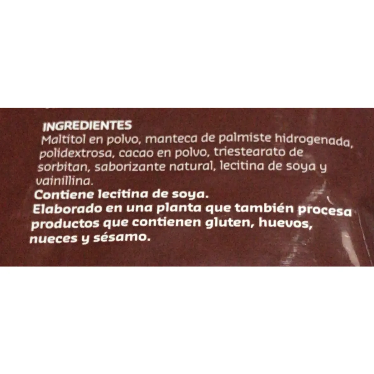 PURATOS - Chocolate Sin Azúcar 1kg Puratos