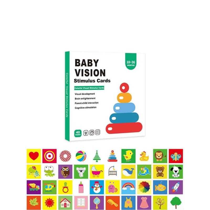 GENERICO - Tarjeta Estimulación Visual Montessori 18-36 Meses
