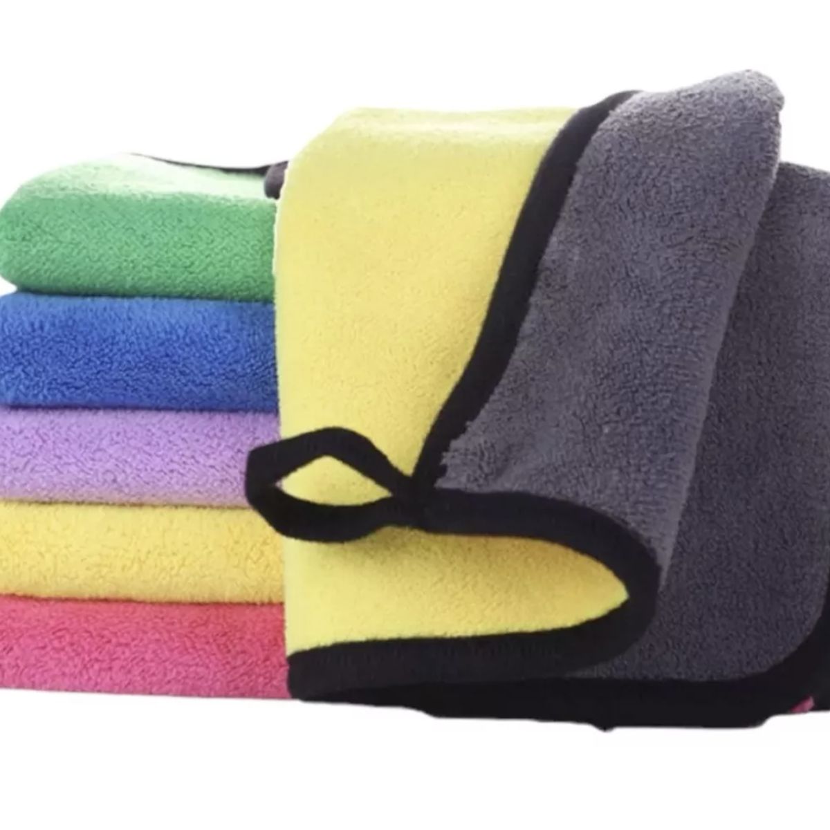 GENERICO - Pack 12 Paño Toalla Micro Fibra Profesional Auto 30*40 Cs-01