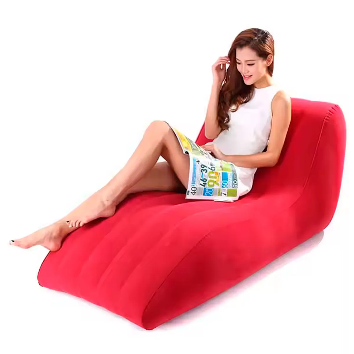 IRM - Sofa Silla Sillon Puff Inflable Cama Lounge Mueble Plegable