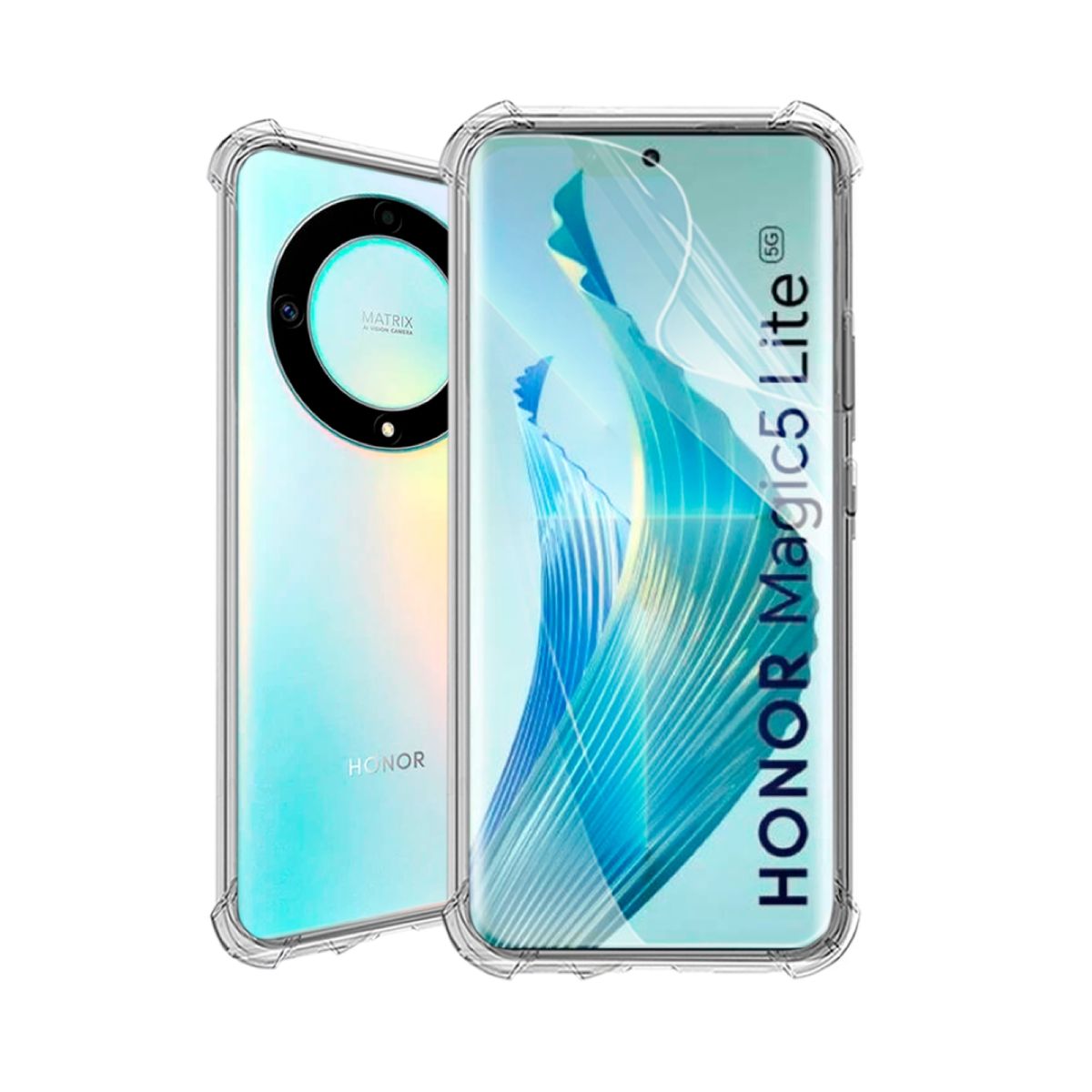 GENERICO - CARCASA TRANSPARENTE PARA HONOR MAGIC 5 LITE ANTIGOLPE