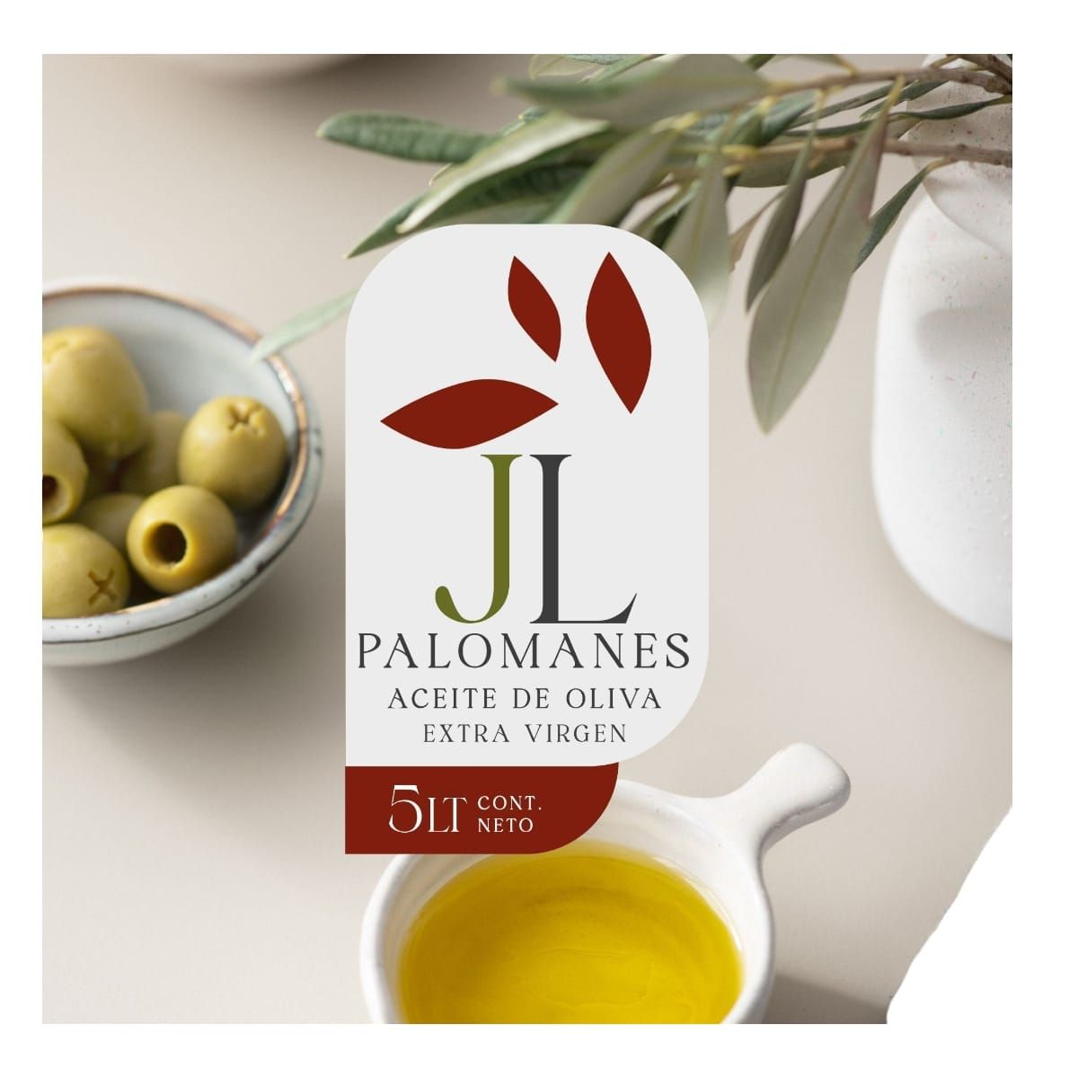 GENERICO - Aceite De Oliva Extra-Virgen JL Palomanes 3Lt 0,3 Acidez Max