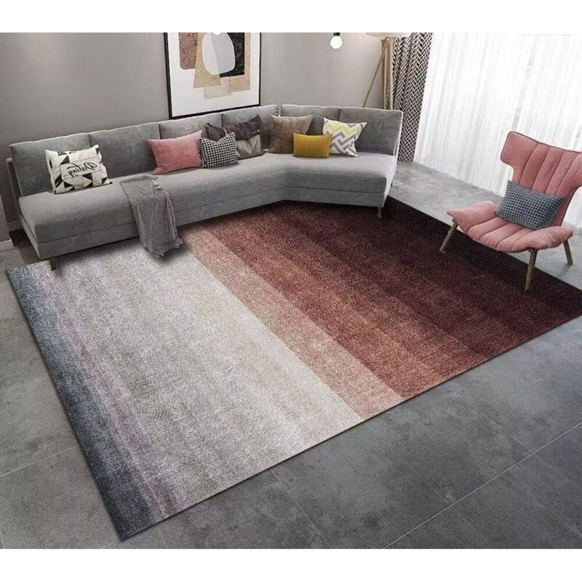 GENERICO - ALFOMBRAS RECTANGULAR CON DISEÑO 200X240 CM ILUSION 3D