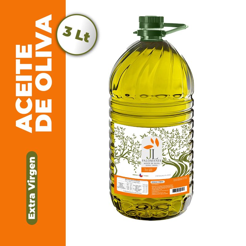 GENERICO - Aceite de Oliva Extra Virgen JL Palomanes 3L Acidez Max 0,4