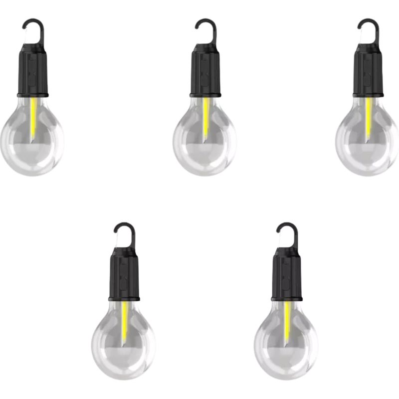 IRM - Pack x 5 Ampolleta Led Recargable Portable Camping Emergencia