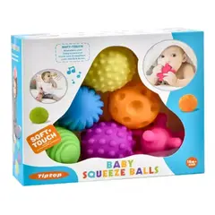 GENERICO - Set 6 Pelotas Sensoriales Para Guaguas, Bebes, Estimulantes