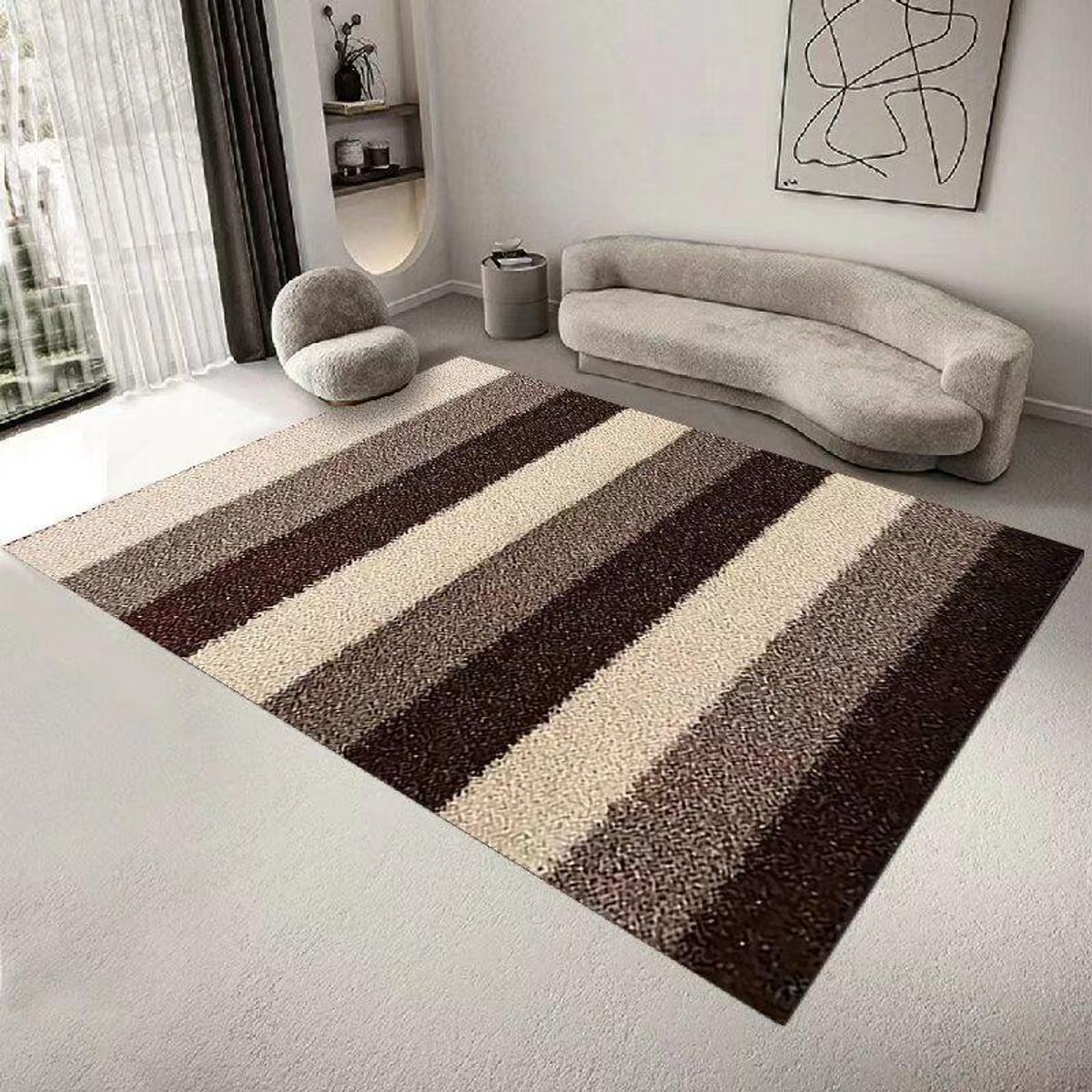 GENERICO - ALFOMBRAS RECTANGULAR CON DISEÑO 200X240 CM ILUSION 3D