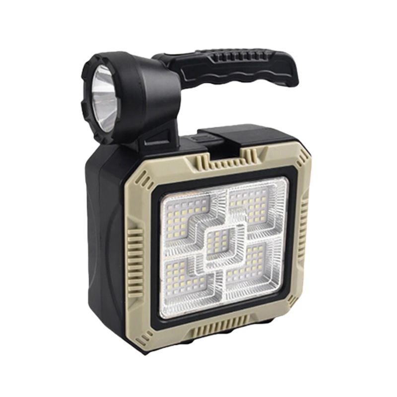 GENERICO - Linterna Solar Recargable USB Portátil+Herramientas