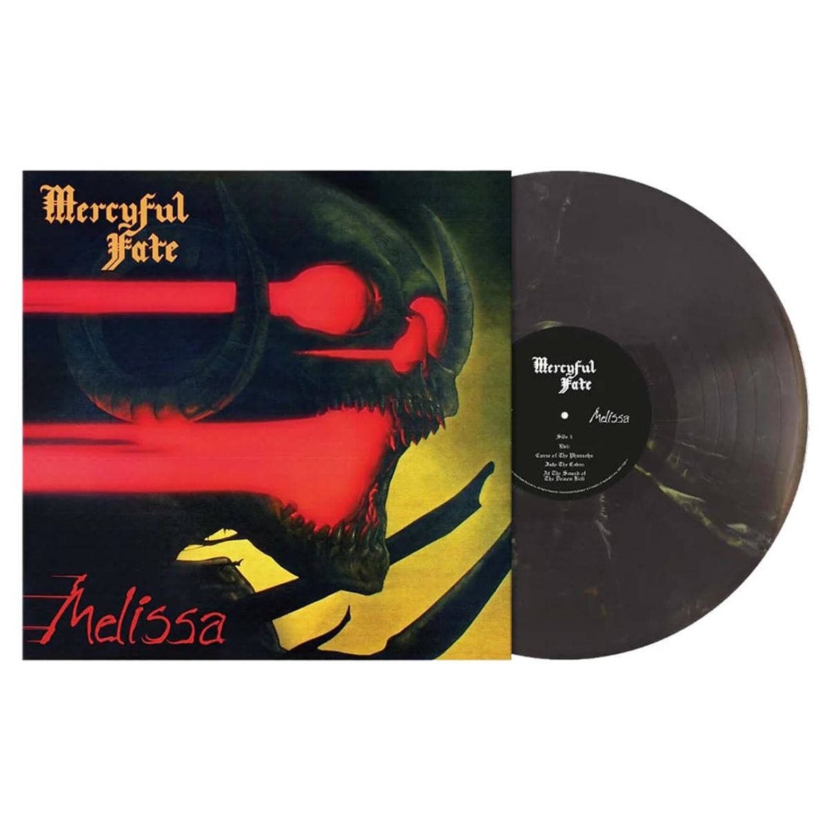 GENERICO - Mercyful Fate - Melissa - Vinilo Black-Yellow Marble