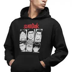 GENERICO - Polerón Animé Slam Dunk Angry Shohoku Sakuragi Rukawa