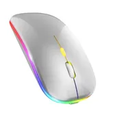 Mouse inalámbrico Bluetooth 5.0 ultradelgado recargable B