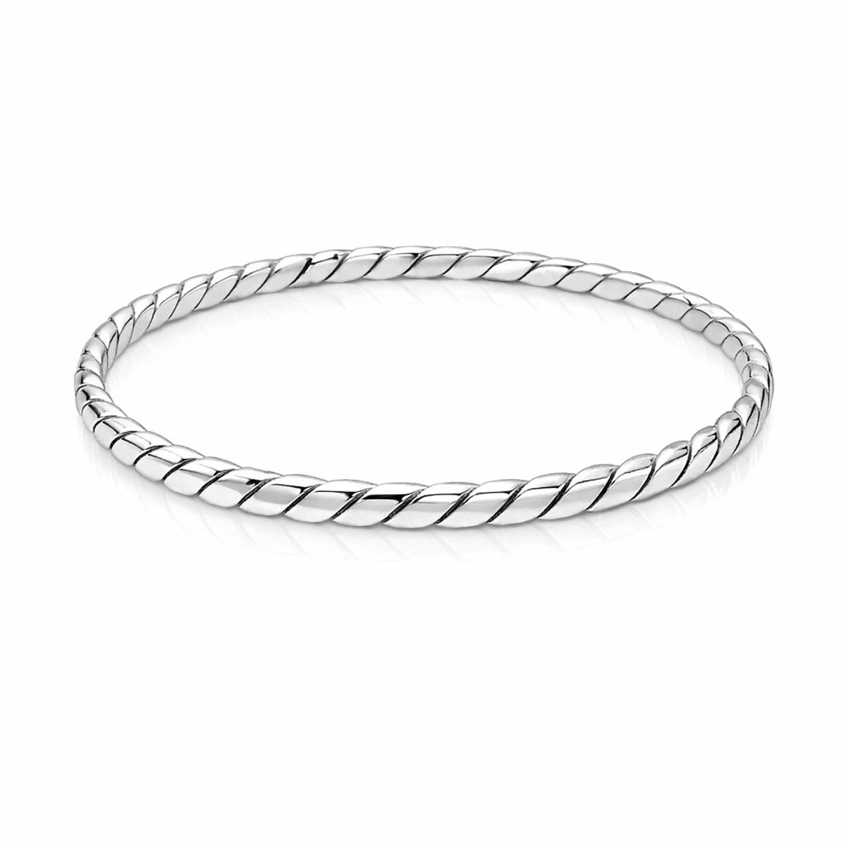 JOYAS MYTOKE - Pulsera Esclava Doblada Plata Nacional 980