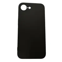 Carcasa De Silicona Para iPhone 16e - Negro