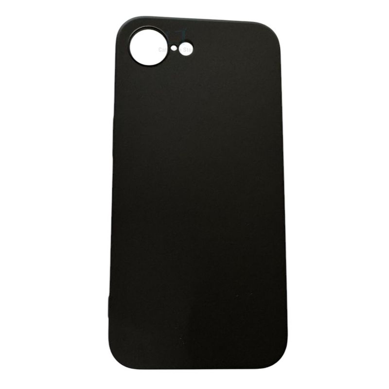 GENERICO - Carcasa De Silicona Para iPhone 16e - Negro