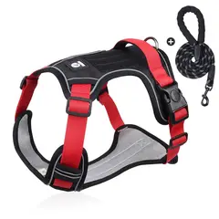 LUBABYCAS - Arnés Para Perro Ajustable Con Correa Reflectantes Mimi L