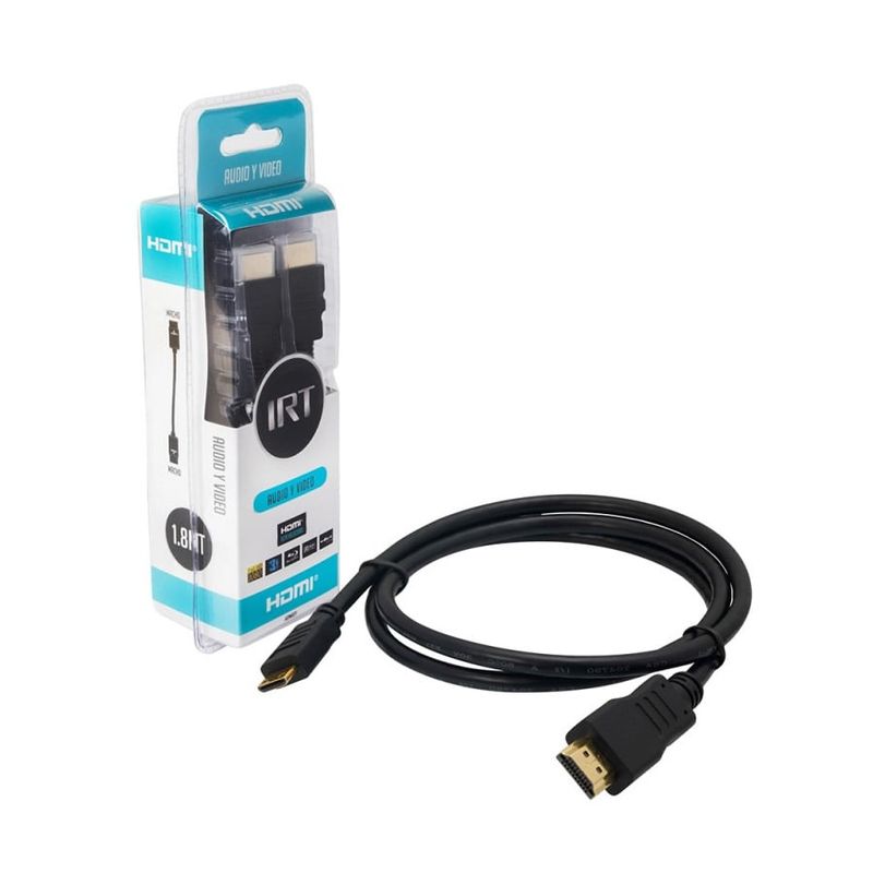 IRT - Cable HDMI IRT 1.8mts Full HD 1.4