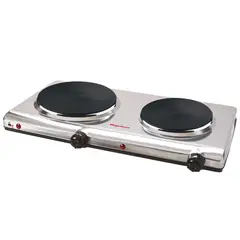 MAGEFESA - Cocina Electrica 2 Platos Inox MGF8022