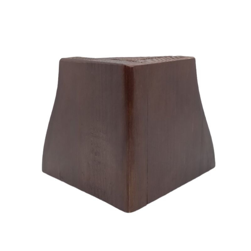 IMPORTCLICK - Set 2 Patas Cama Sillón Europeo 11 CM Caoba - Café