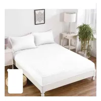 Cubre Colchon Protector Impermeable - Blanco - 2 plazas