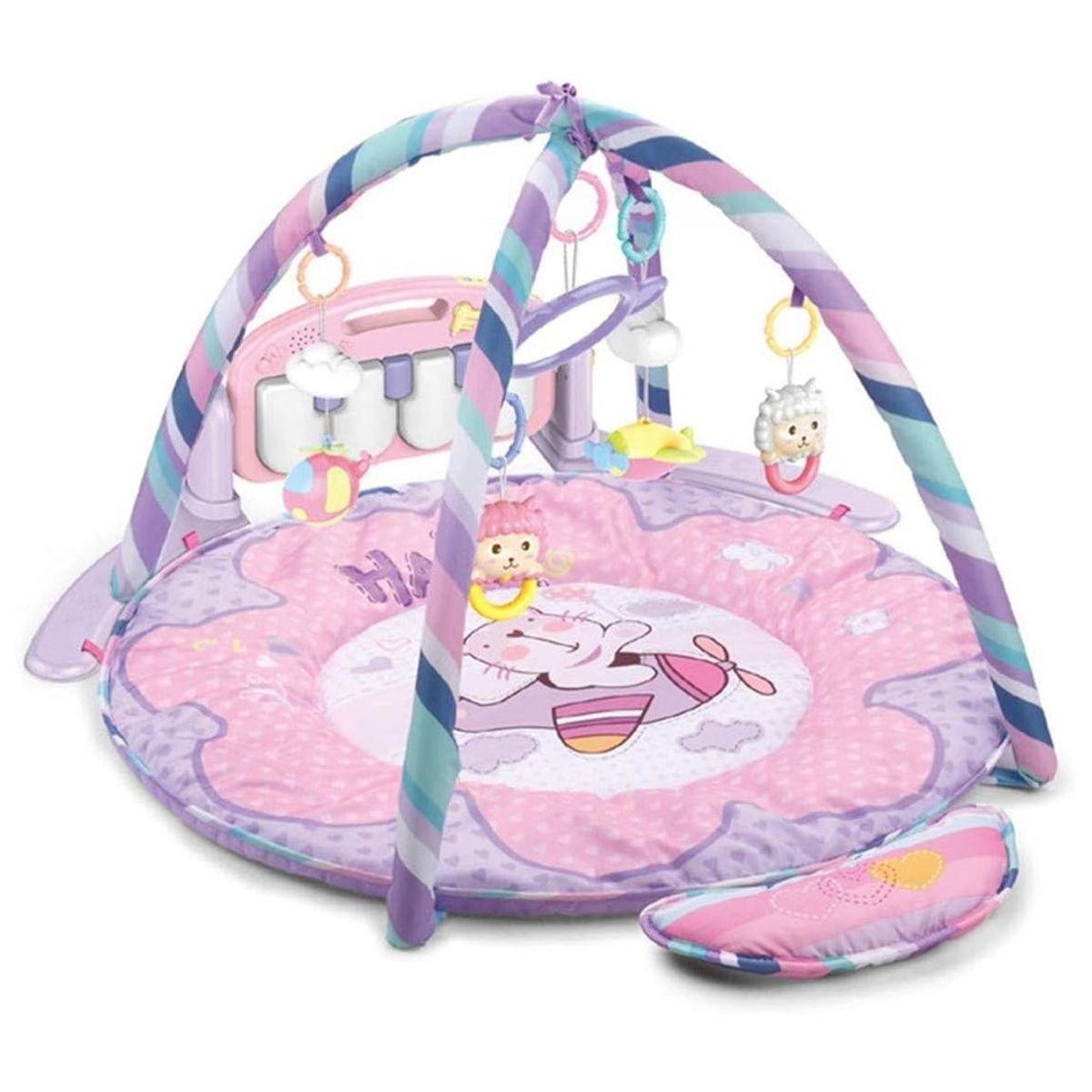 HUANGER - Alfombra De Juego Para Niños 4 en 1 Con Piano