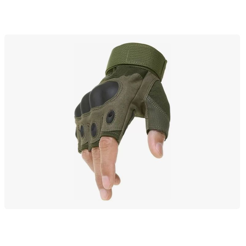GENERICO - Guantes Cortos Con Proteccion Para Motos Bicicletas Tacticos