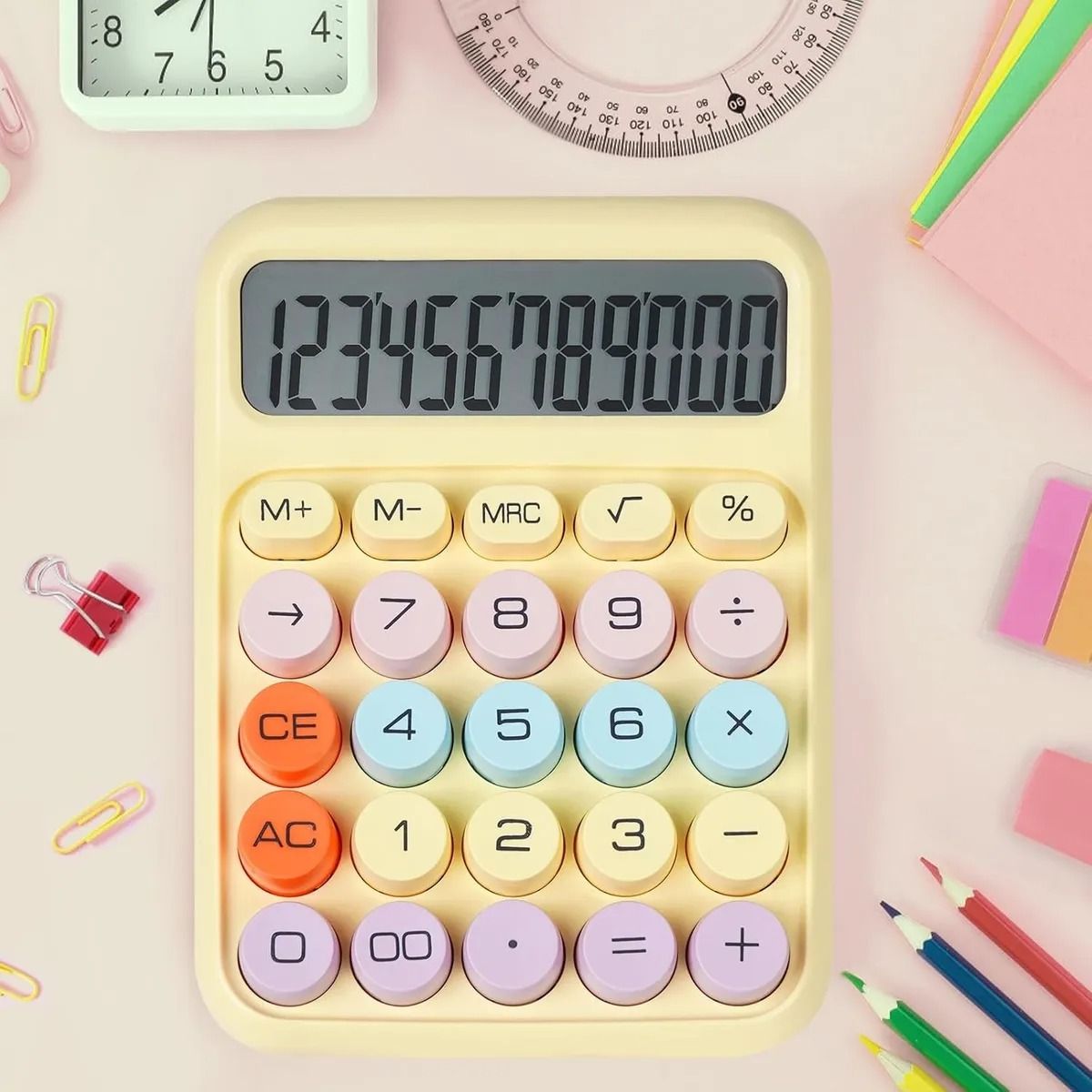 RAGNAR - Calculadora Escritorio Teclado Mecánico Kawaii Colores