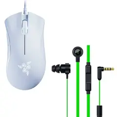 RAZER - Mouse DeathAdder Essential y Audifonos Hammerhead pro V2