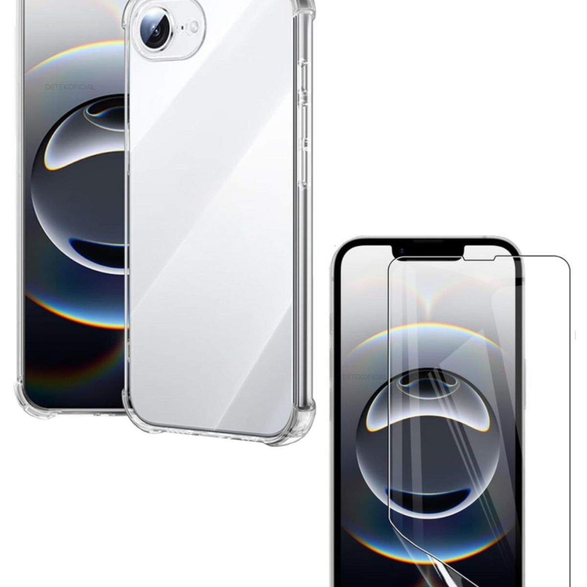 GENERICO - Carcasas Transparente Ref iPhone 16E + Hidrogel