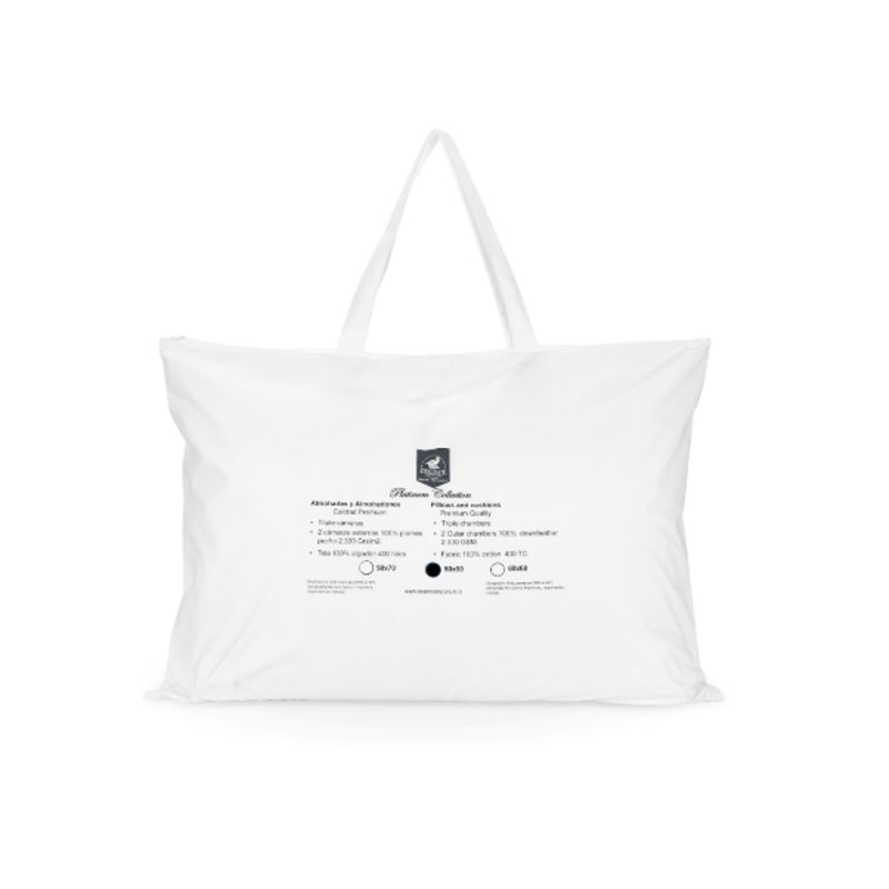 ESSENCE EMPORIUM - Almohadas 50x90 Tricámaras 100% Plumas de Ganso.