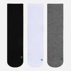 VULCANO - Calcetines Essentials Pack Long Negro / Gris / Blanco