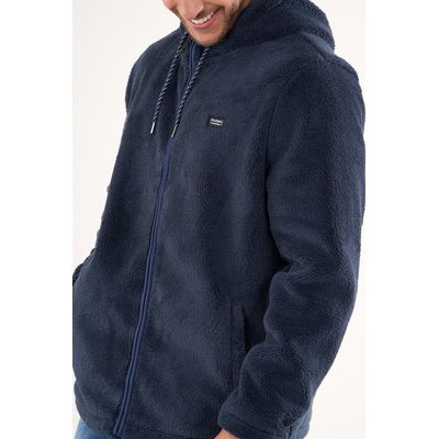 Imagen 2 del producto Poleron Bonded Shaggy con gorro 8701