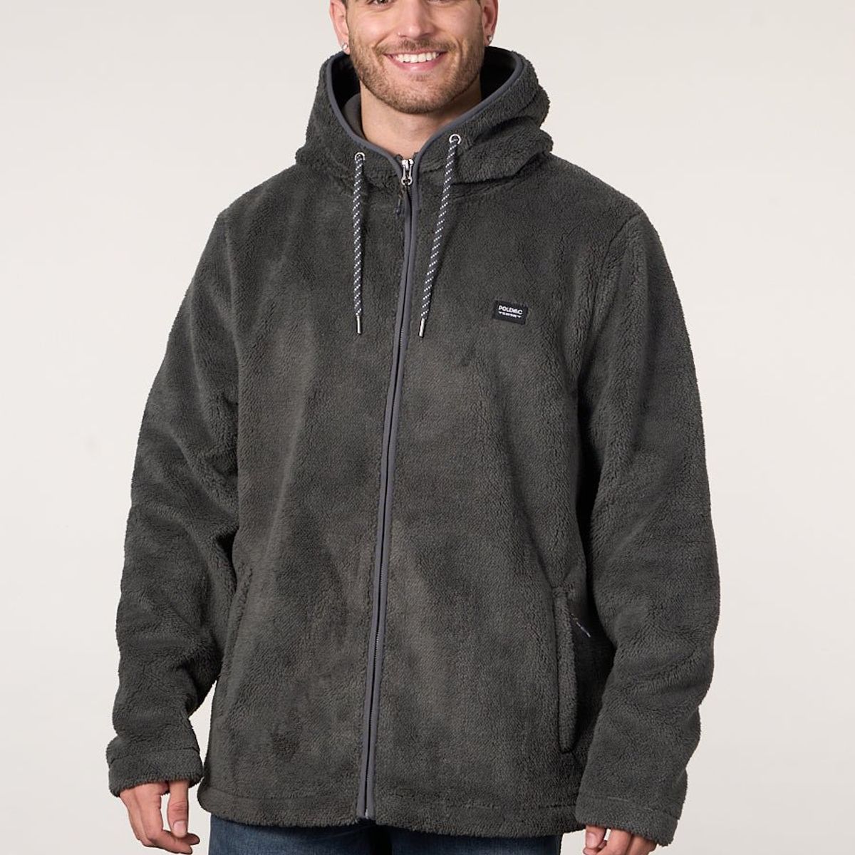 POLEMIC - Poleron Bonded Shaggy con gorro Classic 8701 Polemic